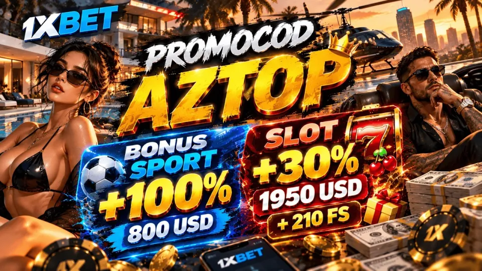 1xbet ro'yxatdan o'tish bir necha daqiqada yakunlanadi va AZTOP promokodi bilan 800 dollargacha bonus olinadi